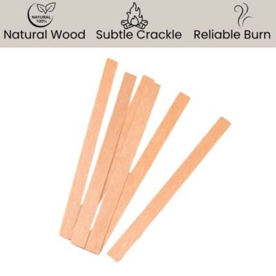 Soft Crackle Wood Wick No.4