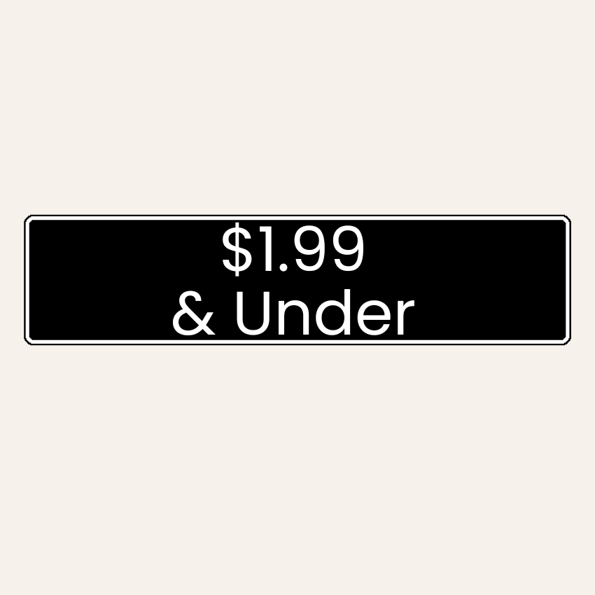 $1.99 & Under